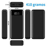 Power bank 20000 mAh Banco de Energía Cargador Batería Con Pantalla LED, Pila Carga Rápida Salida USB de Alta Velocidad Original,Compatible para Laptop Macbook Pro Redmi Book Huawei Matebook iPhone Ideal para regalo
