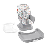 Fisher Price Fisher-price Baby Silla Alta Compacta Y Portátil Para Bebés En Etapa De Desarrollo, Rojo, Paquete De 1 Count
