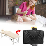 ▶  Bolsa de Transporte para Cama de Masaje,Bolsa de Transporte para Cama de Masaje con Bolsillos | Bolsa de Transporte Bolsa de Hombro Cama de Masaje de SPA Bolsa de Hombro de Lona Universal