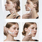 Masajeador facial antiarrugas, 45 ℃ ± 5 ℃ Dispositivo facial antienvejecimiento de vibración de alta frecuencia de calor para estiramiento y estiramiento de la piel, USB recargable, 3 modos