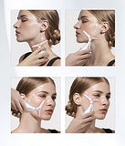Masajeador facial antiarrugas, 45 ℃ ± 5 ℃ Dispositivo facial antienvejecimiento de vibración de alta frecuencia de calor para estiramiento y estiramiento de la piel, USB recargable, 3 modos