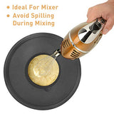 Wildone - Juego de 5 cuencos de acero inoxidable con tapas herméticas, 3 accesorios para ralladores, marcas de medición y parte inferior antideslizante, tamaño 5, 3, 2, 1.5, 0.63 cuartos, ideal para mezclar y servir