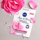 Nivea Agua de Rosas Mascarilla en Tela con Ácido Hialurónico