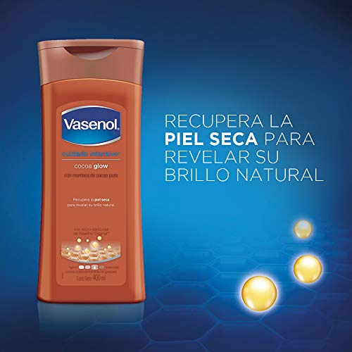 VASENOL Crema Corporal Humectación Total Cocoa Glow 400 ml