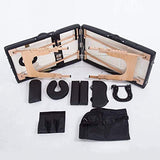 Camas de Masaje, Cama de masaje portátil tatuaje moxibustión fisioterapia cama Belleza Cama SPA Cama con estuche de transporte extra ancho Negro