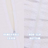 2 paquetes de almohadillas para orejas de espuma viscoelástica lateral de seguridad con funda impermeable para almohada de seguridad para dormir en la cama, para niños pequeños