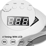 BullStore Lampara Uv Led Secador De Uñas Profesional De 48w Lampara Sun5 Pro Best