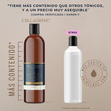 Tonico Facial 500ml Acido Hialuronico, Colageno hidrolizado, Extracto de Rosas, Vitamina C, Vitamina E y Niacinamida - COLLAGENIC Tónico Facial Hidratante Limpiador de Poros sustituto de agua micelar para cuidado de la piel