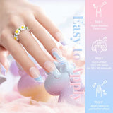 ▶ Beetles Pastel Gel Nail Polish Set - Spring Summer Gel Polish, Soak Off Gel Polish Set, Nail Lamp Required, 7.3ml Each Bottle Easter Decorations Nail Art Gifts Box