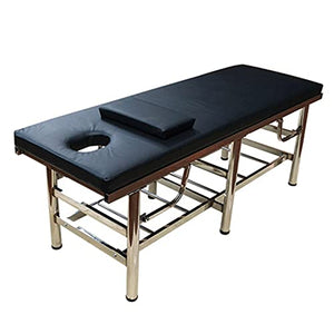 Mesa De Masaje Cama De Masaje Estacionaria Cama De SPA Cama De Mesa De Masaje Estacionaria De Alta Resistencia Cama De Fisioterapia con Capa De Espuma Viscoelástica Cama De Salón