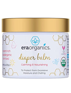 Baby Diaper Rash Balm â?? USDA Certified Organic Soothing Diaper Rash Treatment for Sensitive Skin. Natural Ointment to Nourish and Protect from Moisture, Infection, Chafing and Irritation