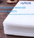 Sábanas Desechables, 35 Sábanas De Masaje Desechables, Colcha De Masaje a Prueba De Agua y Aceite,Cubierta De Cama Respirable Sin Tejer Para el Salón De Belleza Spa Tattoo Pestañas 31 "x 71" Blanco