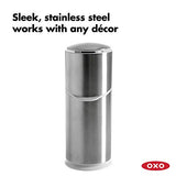 OXO Good Grips Organizador para Cepillos de Dientes, de Acero Inoxidable Pulido