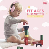 Mumba Auriculares con cancelación de ruido para bebés con protección auditiva para bebés y niños pequeños - Mumba Baby Earmuffs - Edades de 3-24 meses - para dormir, estudiar, aviones, conciertos, películas, teatro, fuegos artificiales
