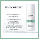 Eucerin Fluido Facial Hidratante Matificante para piel grasa, 50 ml