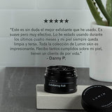 Lumin Exfoliante Facial de Carbón activado para hombres - Exfoliating Rub | Evitar una piel opaca, reducir la sequedad, minimizar los poros, manchas oscuras, puntos negros y la irritación despues del afeitado, 1oz (30 ml)