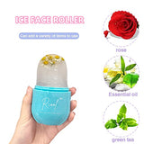 Rcool Rodillo facial de hielo 2021 y Gua Sha, masajeador facial, rodillo de hielo de belleza facial, herramientas para el cuidado de la piel, productos para el cuidado de la piel, para cara y ojos, eliminar líneas finas, reducir los poros, reducir el acné