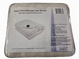 Calentador de mesa de masaje de forro polar, con cable de alimentacion de 12 pies. Para uso solo con mesas de masaje, no utilizar como calentador de manta de cama