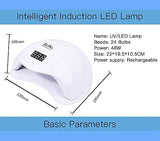 BullStore Lampara Uv Led Secador De Uñas Profesional De 48w Lampara Sun5 Pro Best