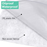 Sábanas desechables CAPRIER 30 piezas – Sábanas de mesa de masaje desechables, cubierta grande de cama de spa 100 PP+PE tela no tejida resistente al aceite, 80 x 180 cm