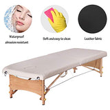 Cama De Masaje Salón De Belleza Club De PU Impermeable Patas De Haya Duraderos Fisioterapia Cama,2