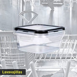 Juego de 16 recipientes herméticos para almacenamiento de alimentos, organización y almacenamiento de cocina, sin BPA, contenedor de plástico transparente con tapas, resistente a frio o calor.