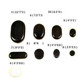Juego de Masaje con Piedras Calientes, 60 Piezas, Juego de Masaje con Piedras Calientes, Paquete de Lujo con 7 Chakras para Masaje Corporal y de pies, Piedra Natural