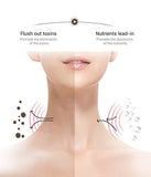 Masajeador facial antiarrugas, 45 ℃ ± 5 ℃ Dispositivo facial antienvejecimiento de vibración de alta frecuencia de calor para estiramiento y estiramiento de la piel, USB recargable, 3 modos