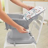 Fisher Price Fisher-price Baby Silla Alta Compacta Y Portátil Para Bebés En Etapa De Desarrollo, Rojo, Paquete De 1 Count