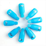 Pinzas para Retiro Gelish Polish o Acrilico Reusables 10 piezas