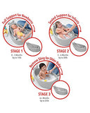 Skip Hop Bañera para bebés: Moby 3-Stage Smart Sling Tub, gris