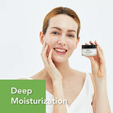 ▶ Crema hidratante facial Cica para mujeres, calmante antienvejecimiento, antiarrugas natural Cica, 1.7 oz