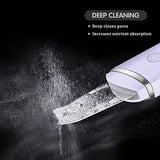 GUGUG Espátula exfoliante de piel, espátula facial, removedor de puntos negros, herramientas para el cuidado de la piel con 4 modos, limpiador facial portátil