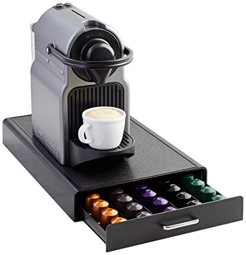 Amazon Basics - Soporte para cajones de café Nespresso con capacidad para 50 cápsulas