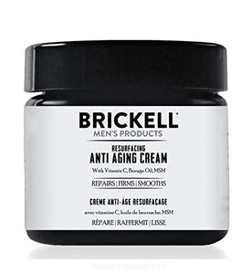 Brickell - Crema antienvejecimiento para hombre, natural y orgánica, aroma de vitamina C