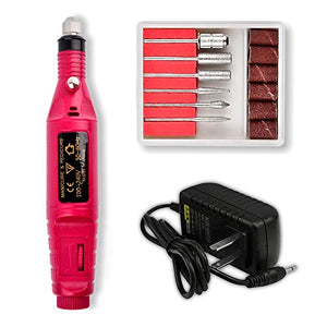 BITUBITU Taladro eléctrico Profesional para uñas acrílicas Máquina pulidora de uñas eléctrica Kit de pedicura manicura Lima de uñas Kit de Taladro portátil para uñas
