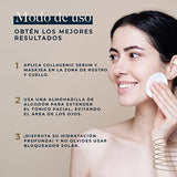 Tonico Facial 500ml Acido Hialuronico, Colageno hidrolizado, Extracto de Rosas, Vitamina C, Vitamina E y Niacinamida - COLLAGENIC Tónico Facial Hidratante Limpiador de Poros sustituto de agua micelar para cuidado de la piel