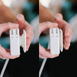 Fuse Reel The Side Kick - Organizador de cargador plegable y accesorio de viaje compatible con MacBook y PC cables de carga y gestión de cables adaptadores, color blanco