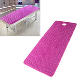 Colchón de Cama de Masaje de Salón de Belleza, Colchón de Cama de Salón de Belleza, Cojín de Cama de Masaje de Spa de Prevención de Deslizamiento Grueso con Agujero Púrpura