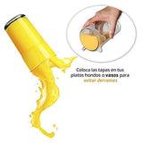 RabbitStorm Tapas Elásticas de Silicona, Envoltura Plástica Reutilizable Alternativa para Cubetas y Recipientes de Almacenamiento, Conjunto de 6 Tamaños Diferentes, para Mantener los AlimentosFrescos. Resistentes al Calor, Refrigeración, Antiderrames. Exc