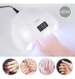 BullStore Lampara Uv Led Secador De Uñas Profesional De 48w Lampara Sun5 Pro Best