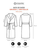 Bata de Baño Esquimal Unitalla/Unisex Súper Absorbente * Ultrasoft Highly Absorbent Unisex Bathrobe (Rosa Tenue)