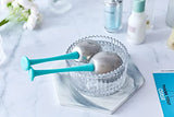 Herramientas de masaje facial, Belleza de acero inoxidable Globos fríos para rostro y ojos, Juegos de 2 globos de enfriamiento, Cuidado de la piel para hinchazón, ojeras, arrugas
