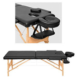 Camilla para Masajes Profesional Plegable SPA Tatto Cama Facial -Negro
