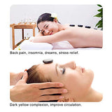 Juego de piedras de masaje profesional para masaje con piedras calientes y masaje de gemas, kit de calentador portátil para spas, terapia de masaje, relajación