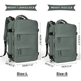 Mochila de viaje grande para mujer, mochila de transporte, mochila de senderismo, impermeable, mochila deportiva al aire última intervensión, mochila escolar casual, Olive Green