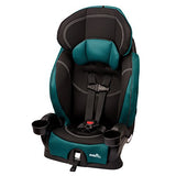 Evenflo Chase LX Harnessed Booster - Silla de Coche, Verde/Negro (Jubilee)