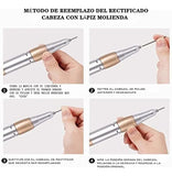 Torno Eléctrico para Uñas,Torno para uñas Profesional ,35,000 RPM Velocidad Ajustable Máquina de Lima Uñas,Taladro para Uñas con kit de brocas Herramienta De Manicura Pulidora Eléctrica Para Acrílicos,Geles, Uñas Naturales（Versión mejorada）