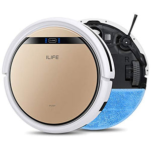 ILIFE V5s Pro Robot aspiradora, trapeador 2 en 1, Delgada, aspiradora robótica automática autocargable, Programa Diario, Ideal para Pelo de Mascota