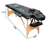 Camilla para Masajes Profesional Plegable SPA Tatto Cama Facial -Negro